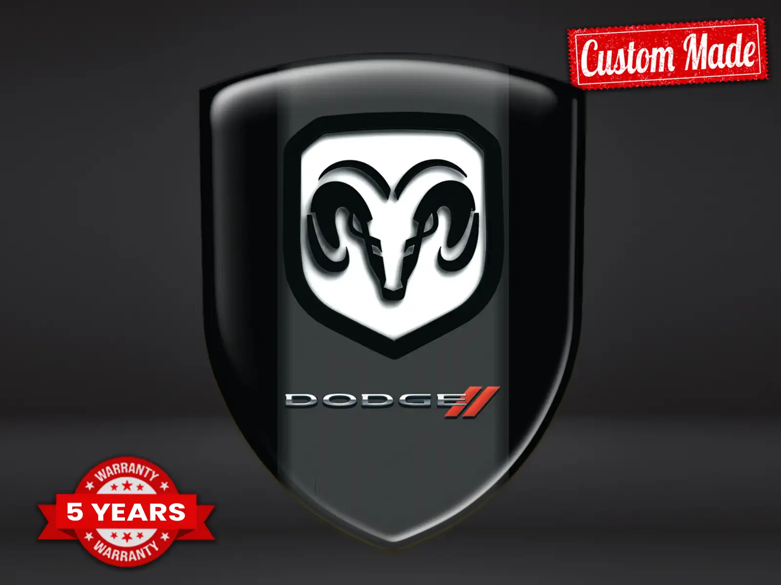 Dodge Bannière Pare-Brise Pro Max Durable Stylée